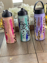 Load image into Gallery viewer, Leopard rhinestone gym tumbler
